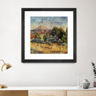 La mpontagne sainte victoire by Auguste Renoir on GIANT ART - blue masters