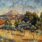 La mpontagne sainte victoire by Auguste Renoir on GIANT ART - blue masters