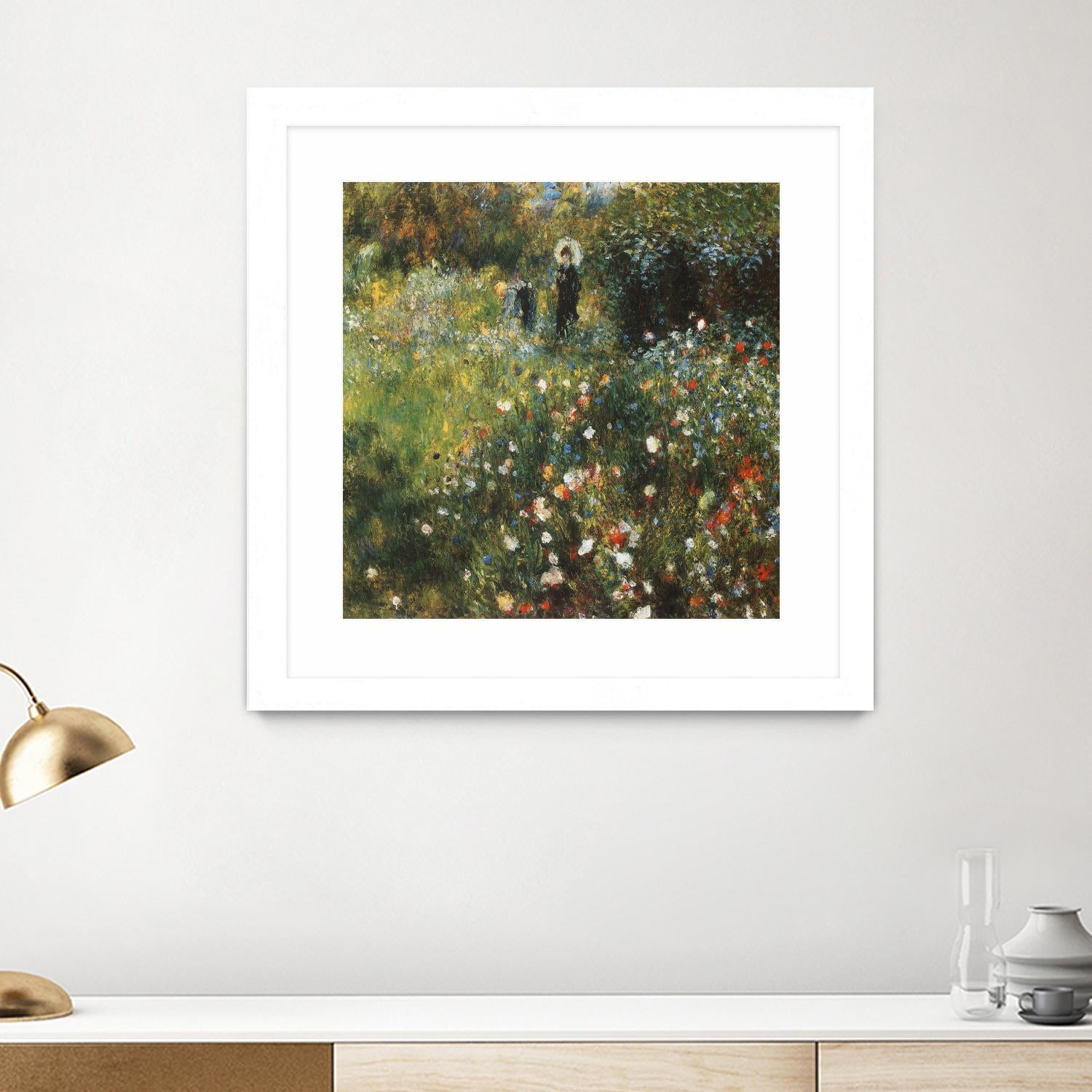 Femme à l'ombrelle by Auguste Renoir on GIANT ART - red masters