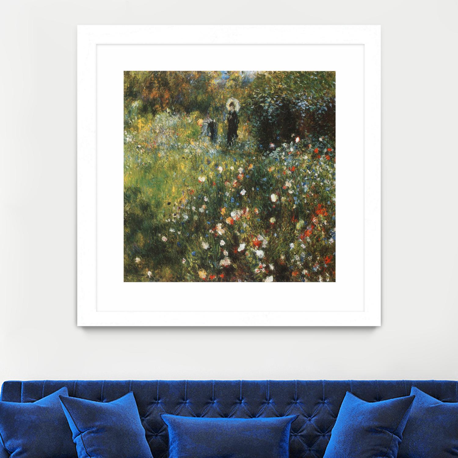 Femme à l'ombrelle by Auguste Renoir on GIANT ART - red masters