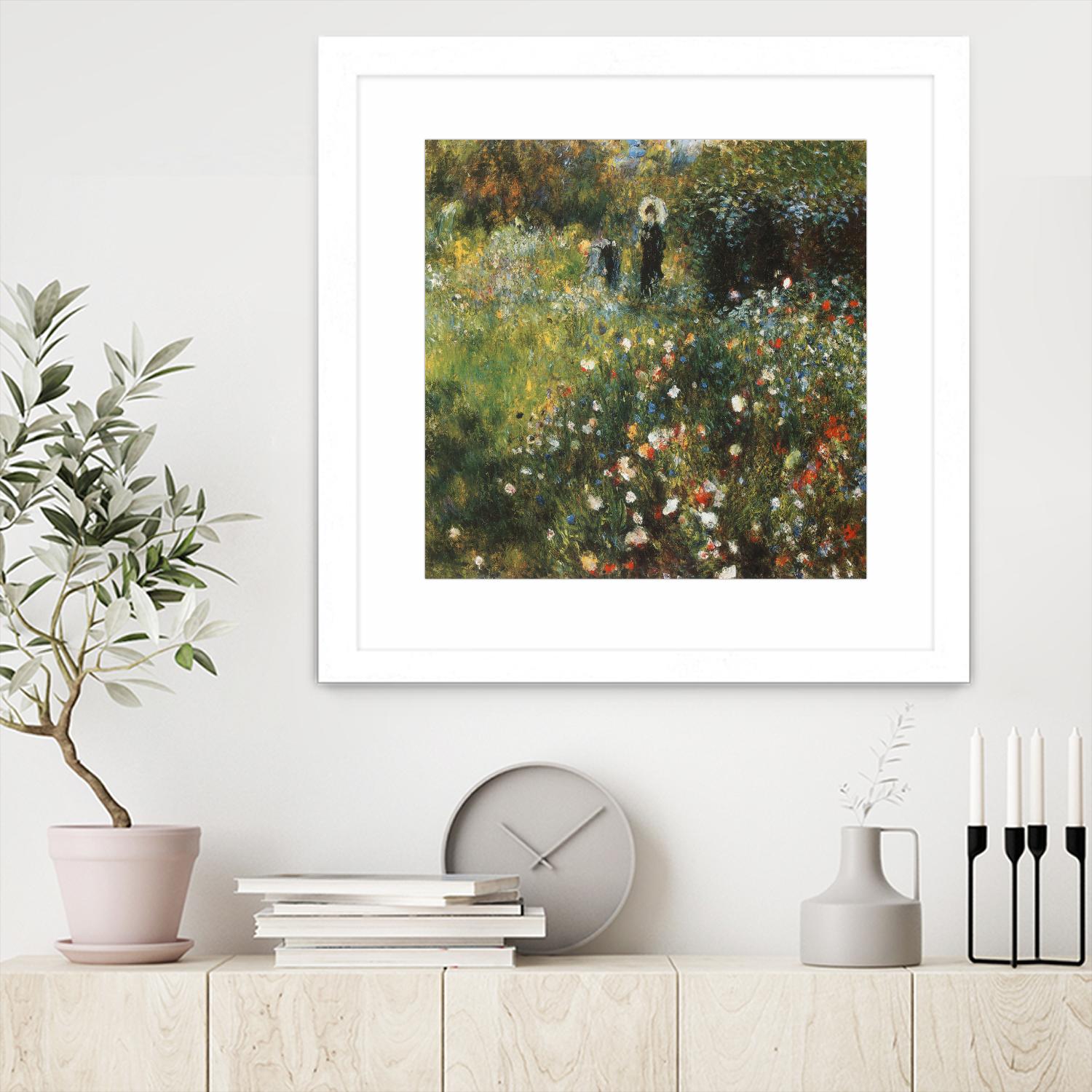 Femme à l'ombrelle by Auguste Renoir on GIANT ART - red masters