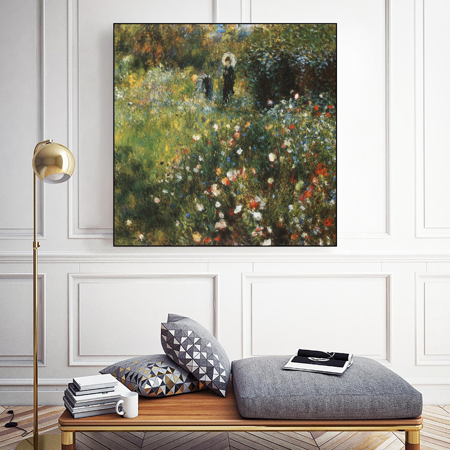 Femme à l'ombrelle by Auguste Renoir on GIANT ART - red masters