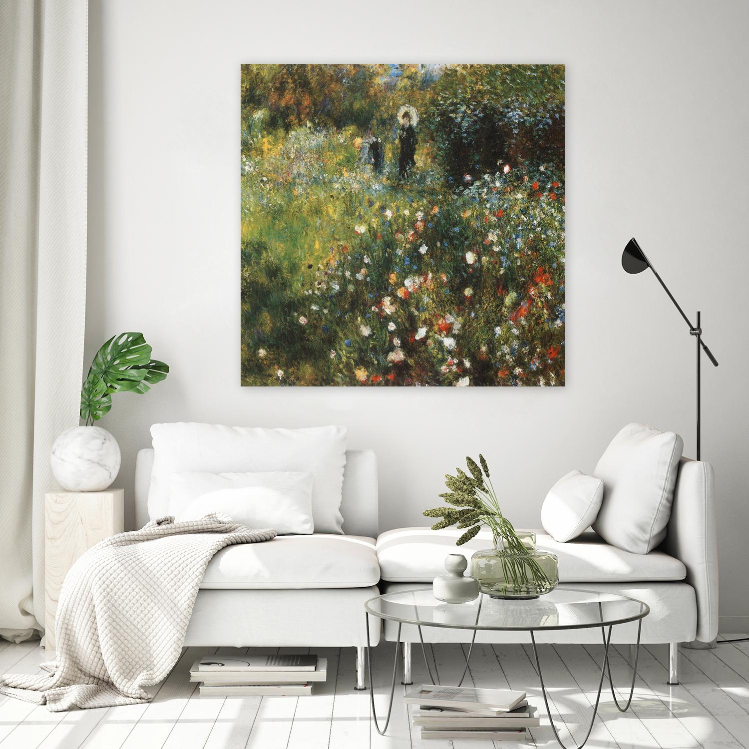 Femme à l'ombrelle by Pierre-Auguste Renoir on GIANT ART - red masters