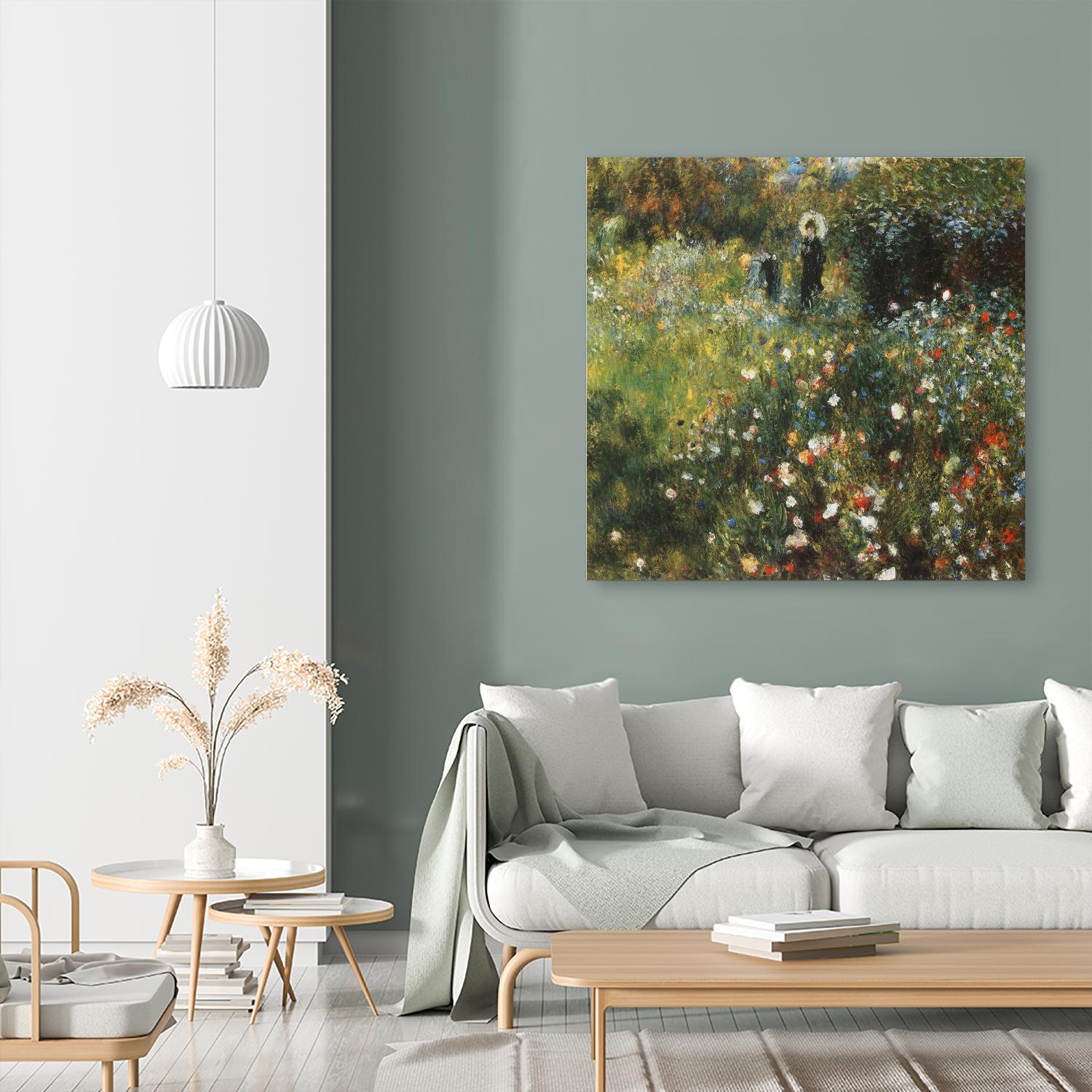 Femme à l'ombrelle by Pierre-Auguste Renoir on GIANT ART - red masters