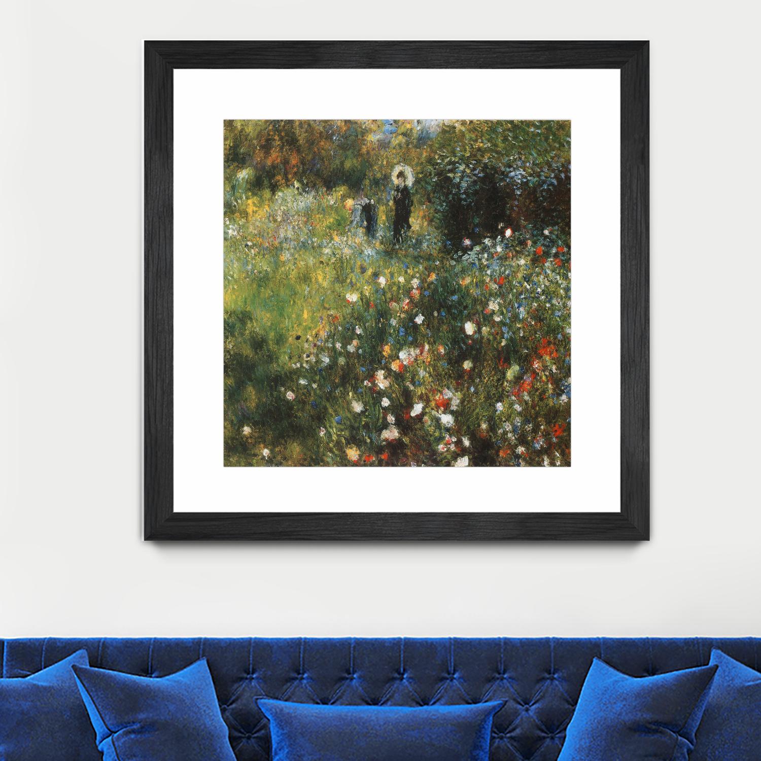 Femme à l'ombrelle by Auguste Renoir on GIANT ART - red masters