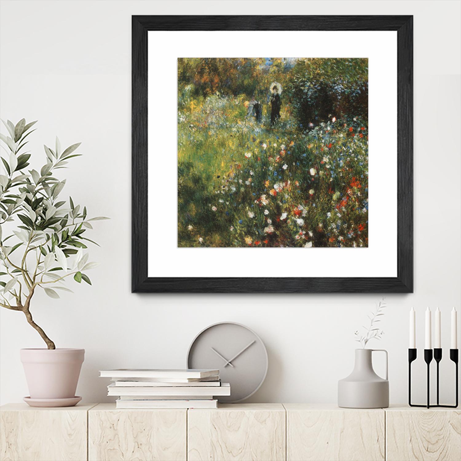 Femme à l'ombrelle by Auguste Renoir on GIANT ART - red masters