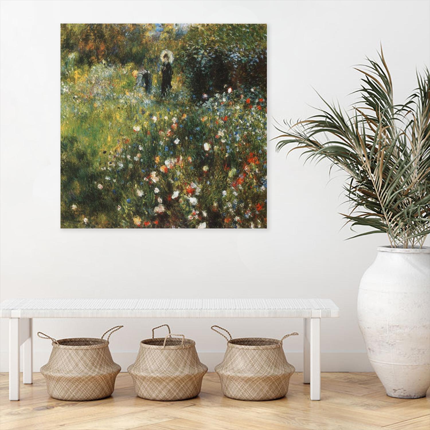 Femme à l'ombrelle by Pierre-Auguste Renoir on GIANT ART - red masters