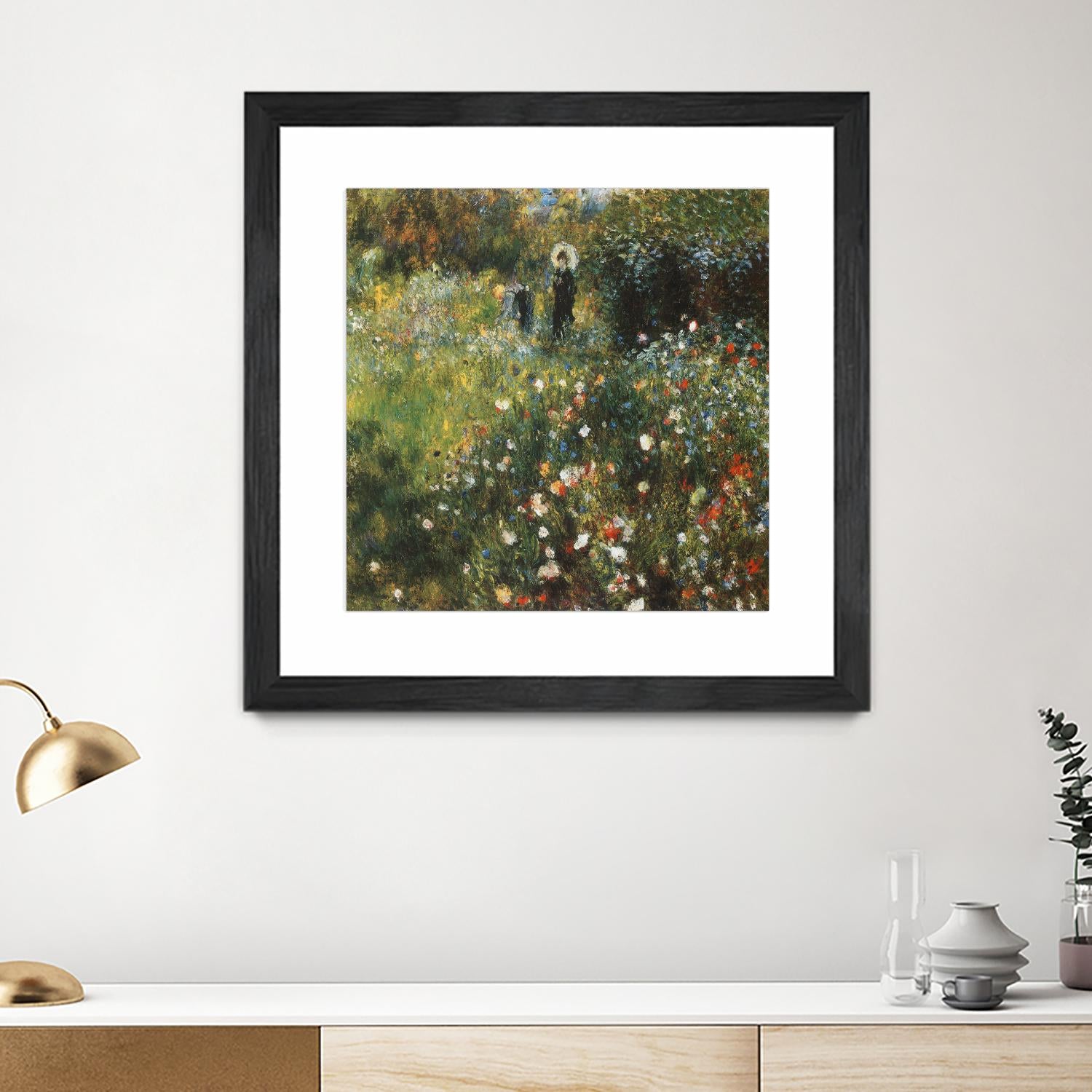 Femme à l'ombrelle by Auguste Renoir on GIANT ART - red masters