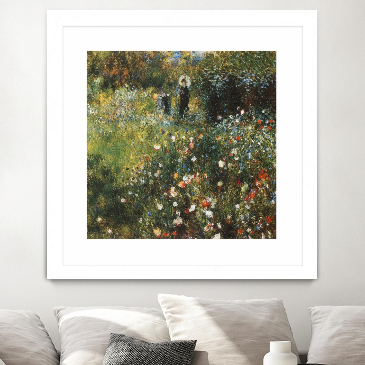 Femme à l'ombrelle by Auguste Renoir on GIANT ART - red masters