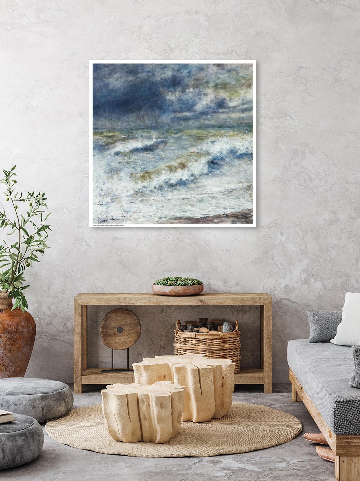 Seascape by Pierre-Auguste Renoir on GIANT ART - green master