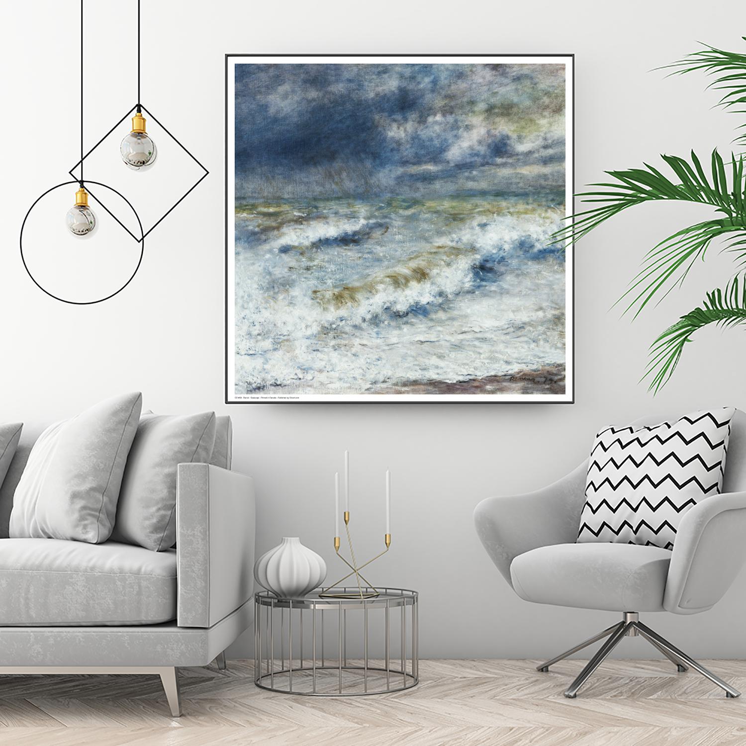 Seascape by Auguste Renoir on GIANT ART - green master