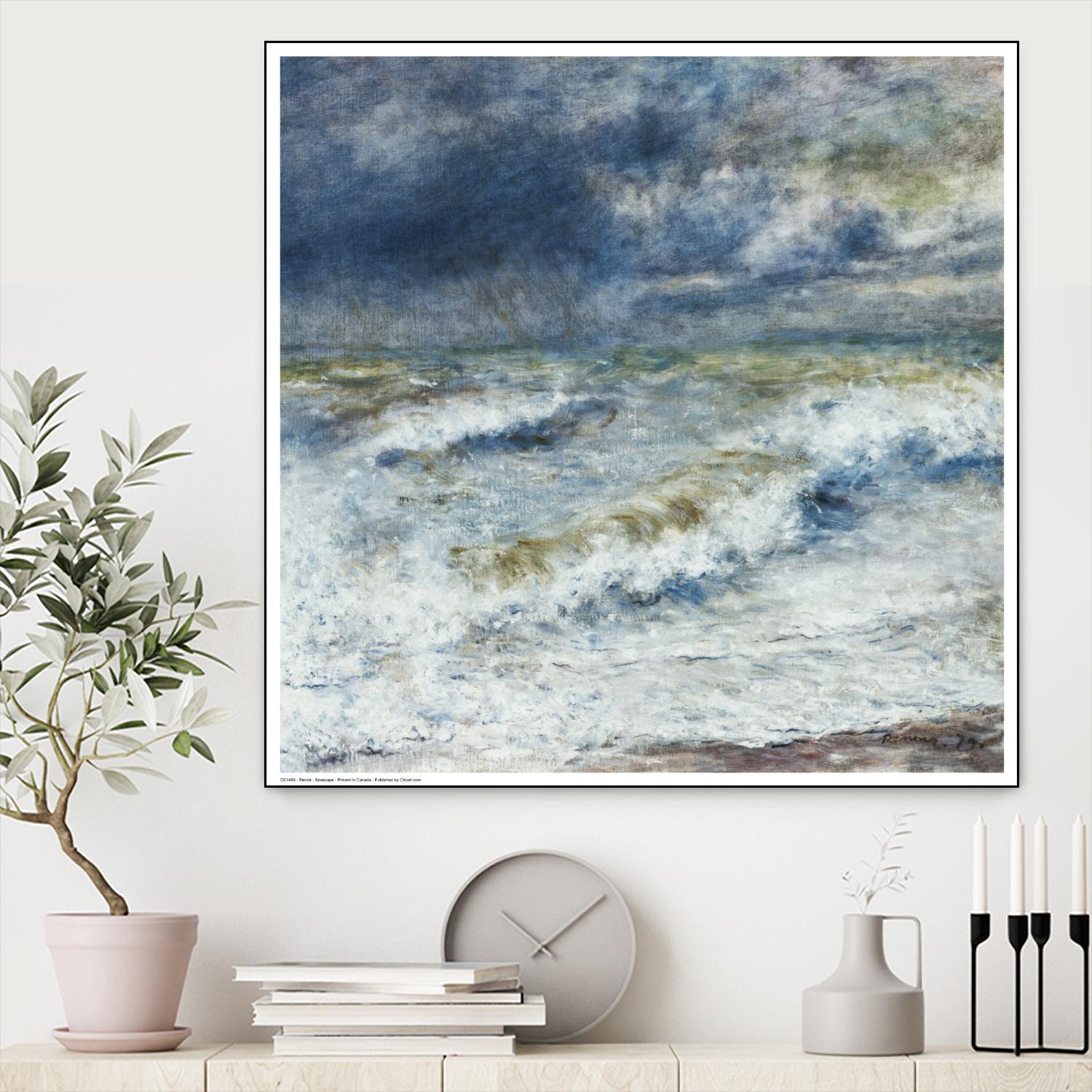 Seascape by Auguste Renoir on GIANT ART - green master