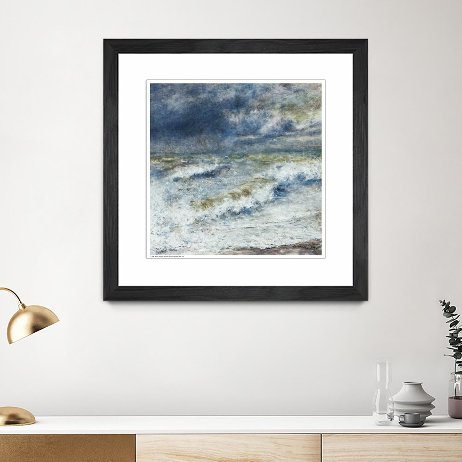 Seascape by Auguste Renoir on GIANT ART - green master