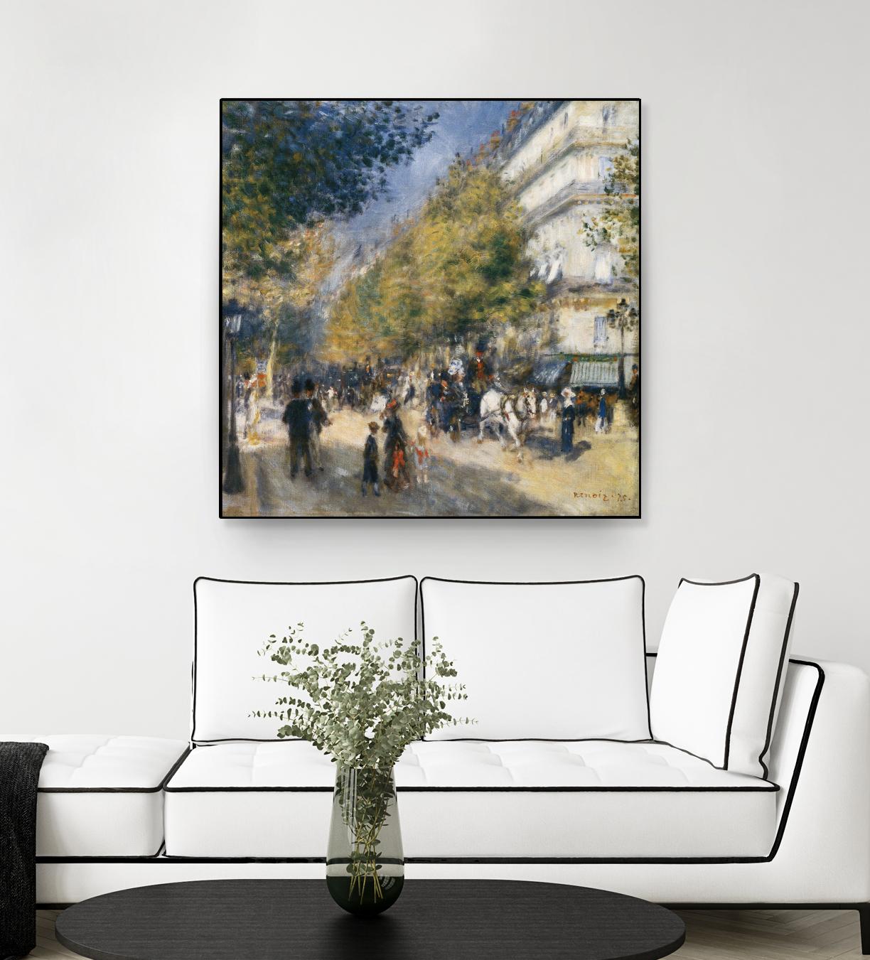 Les grands Boulevards by Auguste Renoir on GIANT ART - beige masters ville