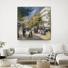 Les grands Boulevards by Auguste Renoir on GIANT ART - beige masters ville