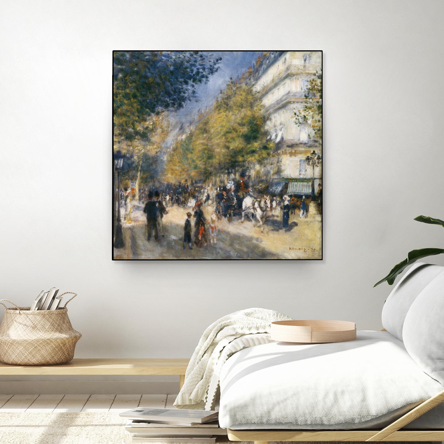 Les grands Boulevards by Auguste Renoir on GIANT ART - beige masters ville