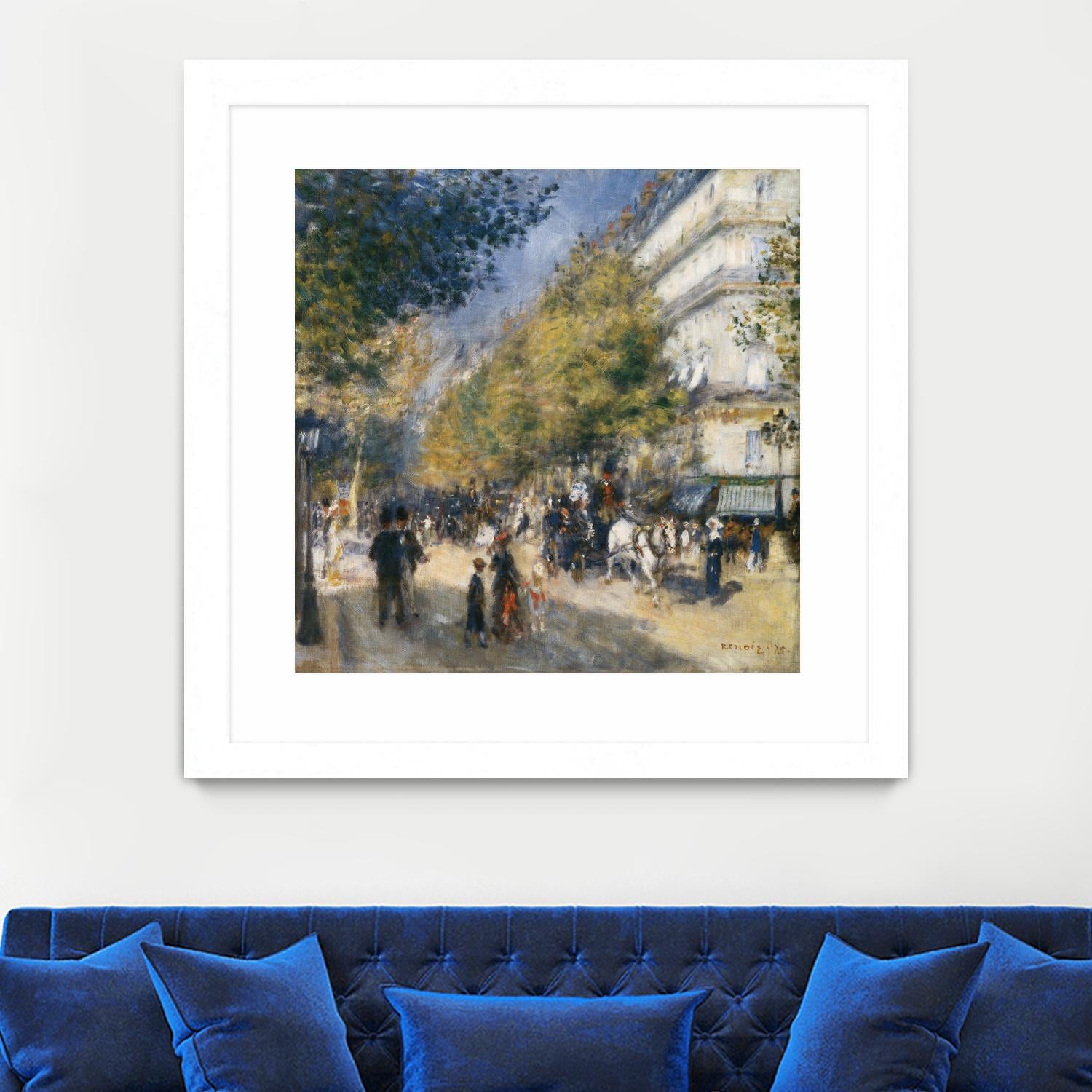 Les grands Boulevards by Auguste Renoir on GIANT ART - beige masters ville