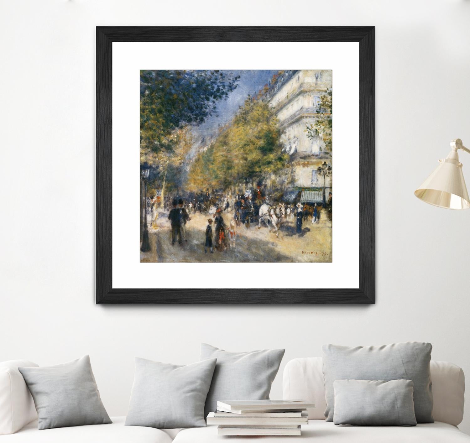 Les grands Boulevards by Auguste Renoir on GIANT ART - beige masters ville