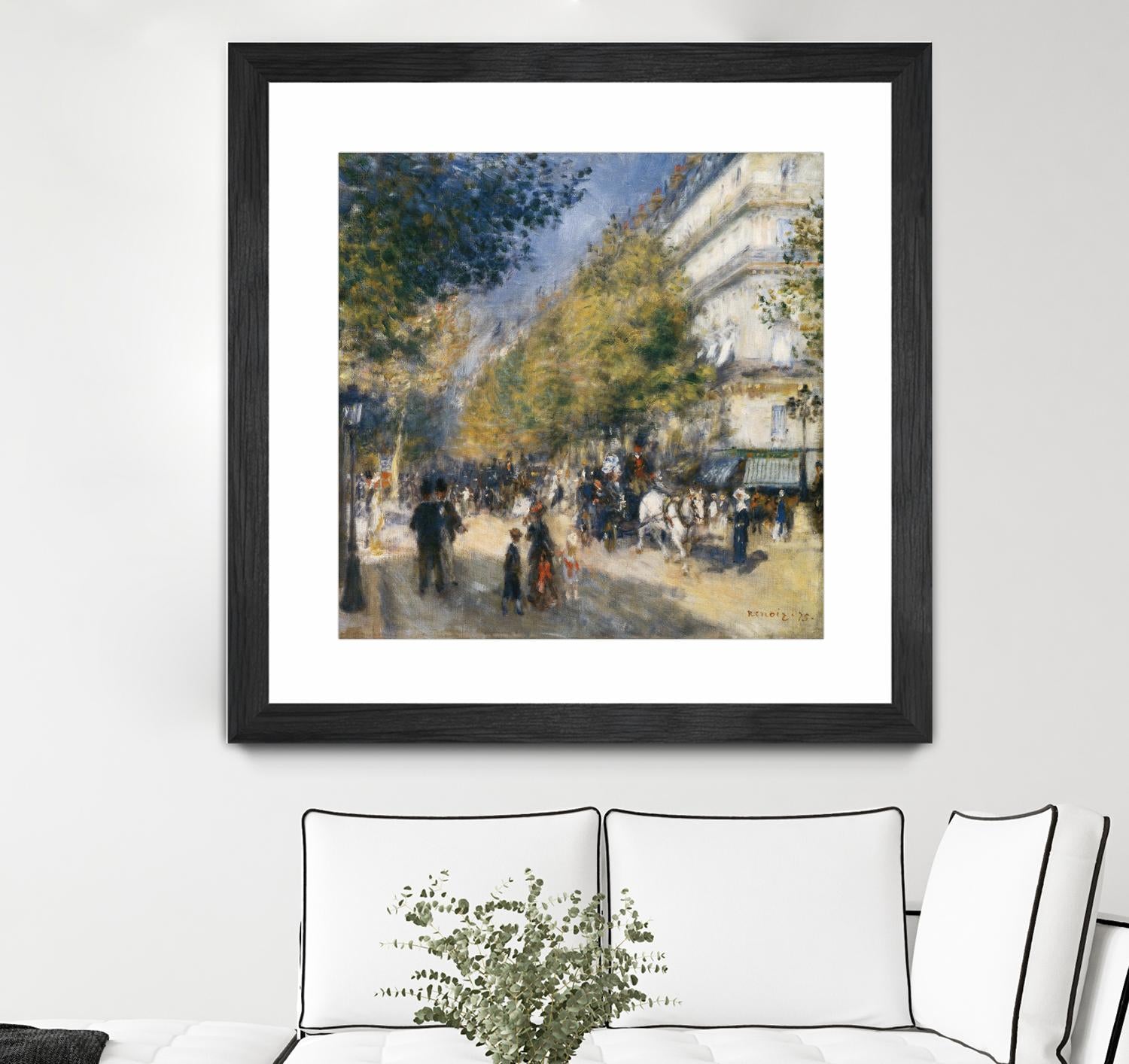 Les grands Boulevards by Auguste Renoir on GIANT ART - beige masters ville