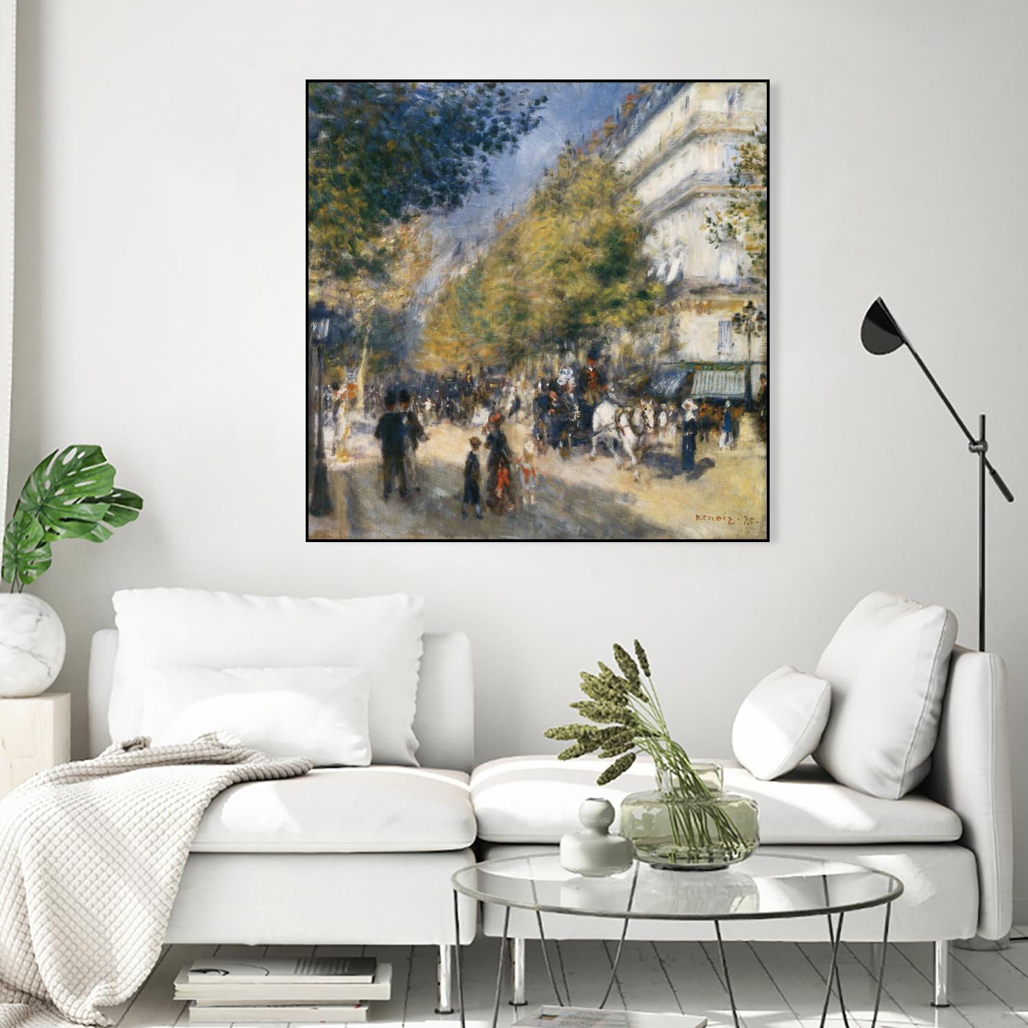 Les grands Boulevards by Auguste Renoir on GIANT ART - beige masters ville