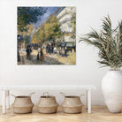 Les grands Boulevards by Pierre-Auguste Renoir on GIANT ART - beige masters ville