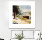 Vue de Bougival by Auguste Renoir on GIANT ART - beige masters renoir