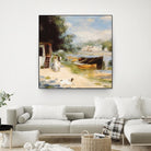 Vue de Bougival by Auguste Renoir on GIANT ART - beige masters renoir