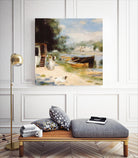 Vue de Bougival by Pierre-Auguste Renoir on GIANT ART - beige masters renoir