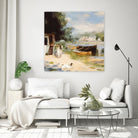 Vue de Bougival by Pierre-Auguste Renoir on GIANT ART - beige masters renoir