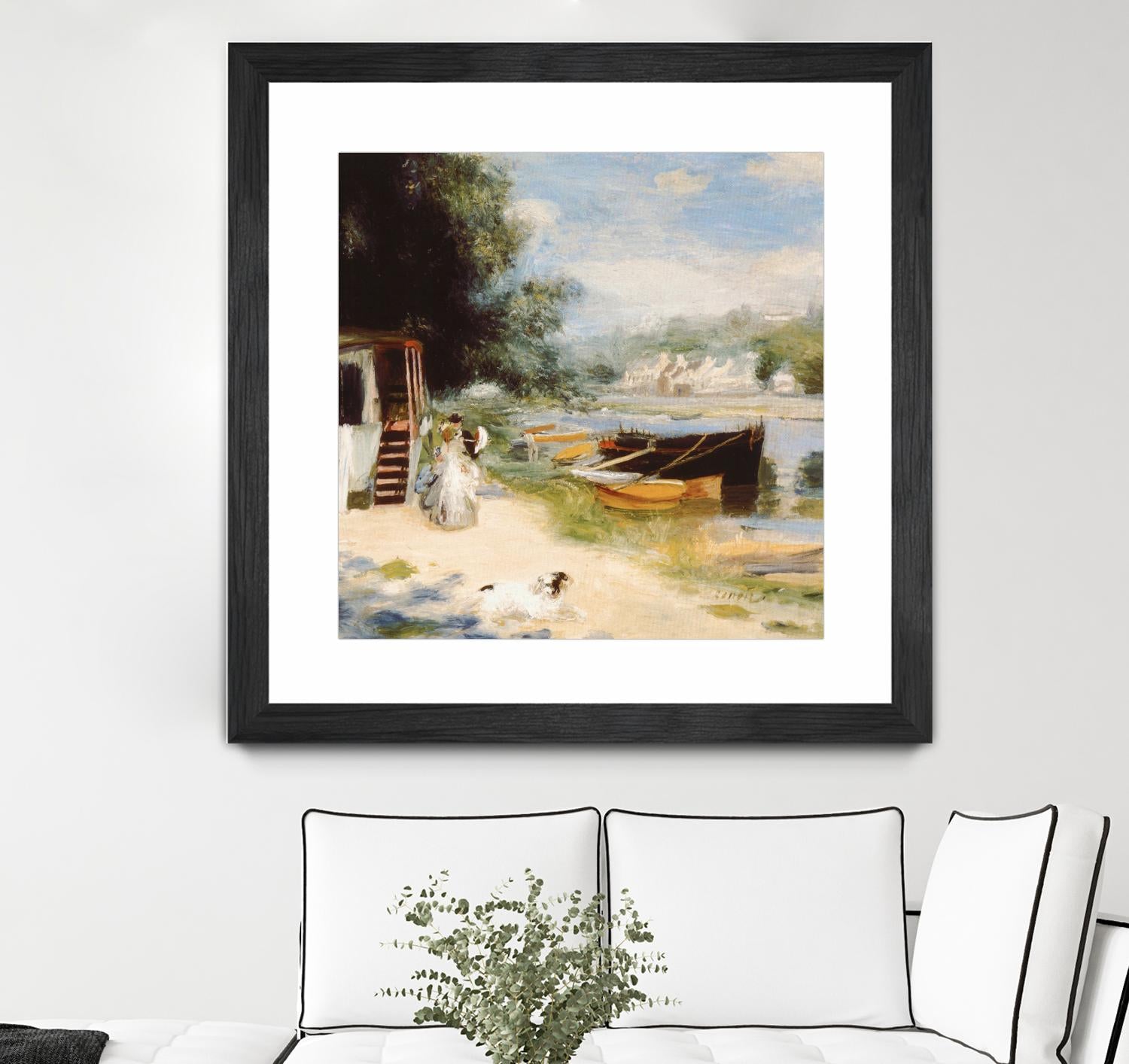 Vue de Bougival by Auguste Renoir on GIANT ART - beige masters renoir