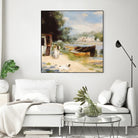 Vue de Bougival by Auguste Renoir on GIANT ART - beige masters renoir