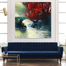 Voyage à 3 by Roland Palmaerts on GIANT ART - blue landscape