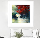 Voyage à 3 by Roland Palmaerts on GIANT ART - blue landscape