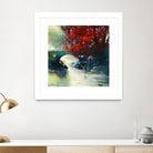 Voyage à 3 by Roland Palmaerts on GIANT ART - blue landscape