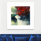 Voyage à 3 by Roland Palmaerts on GIANT ART - blue landscape