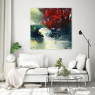 Voyage à 3 by Roland Palmaerts on GIANT ART - red landscape artistes du québec