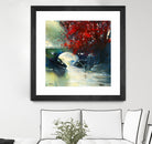 Voyage à 3 by Roland Palmaerts on GIANT ART - blue landscape