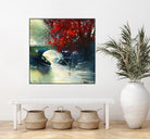 Voyage à 3 by Roland Palmaerts on GIANT ART - blue landscape