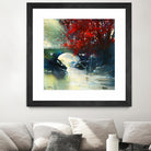 Voyage à 3 by Roland Palmaerts on GIANT ART - blue landscape