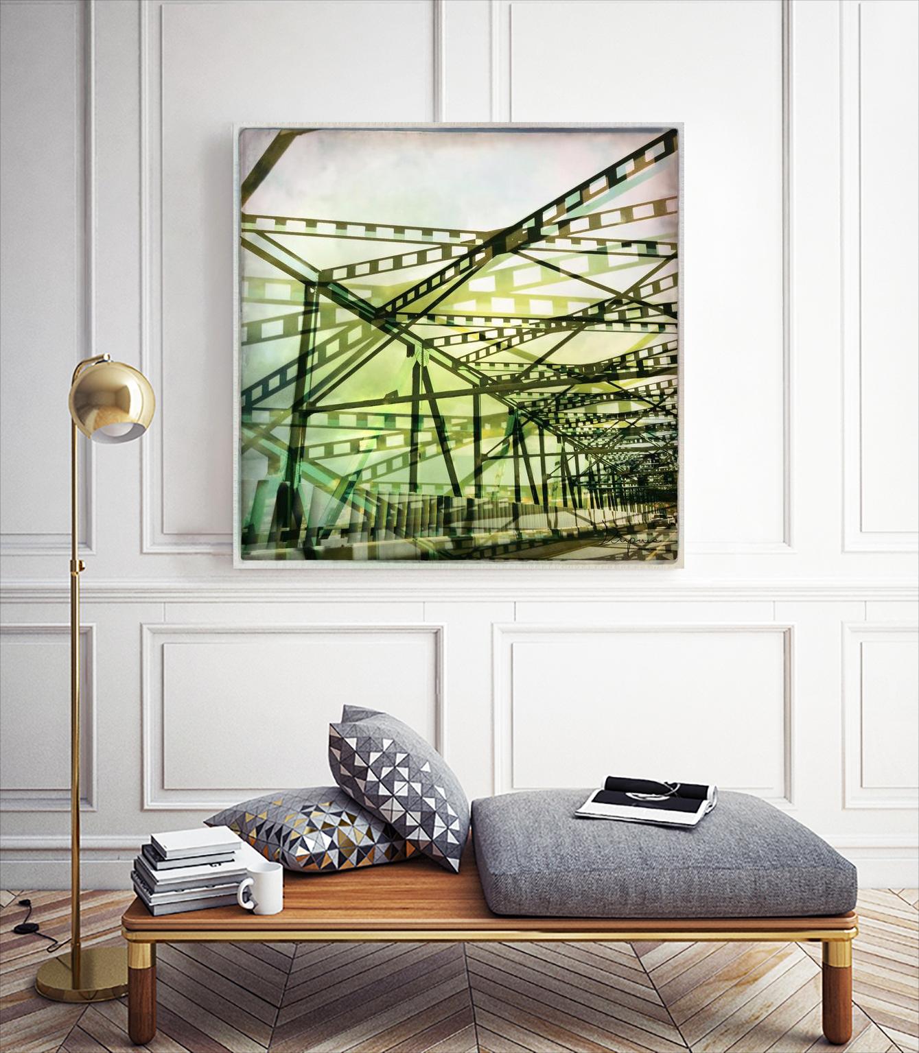 Bridge structure I by Jean-François Dupuis on GIANT ART - green architectural pont