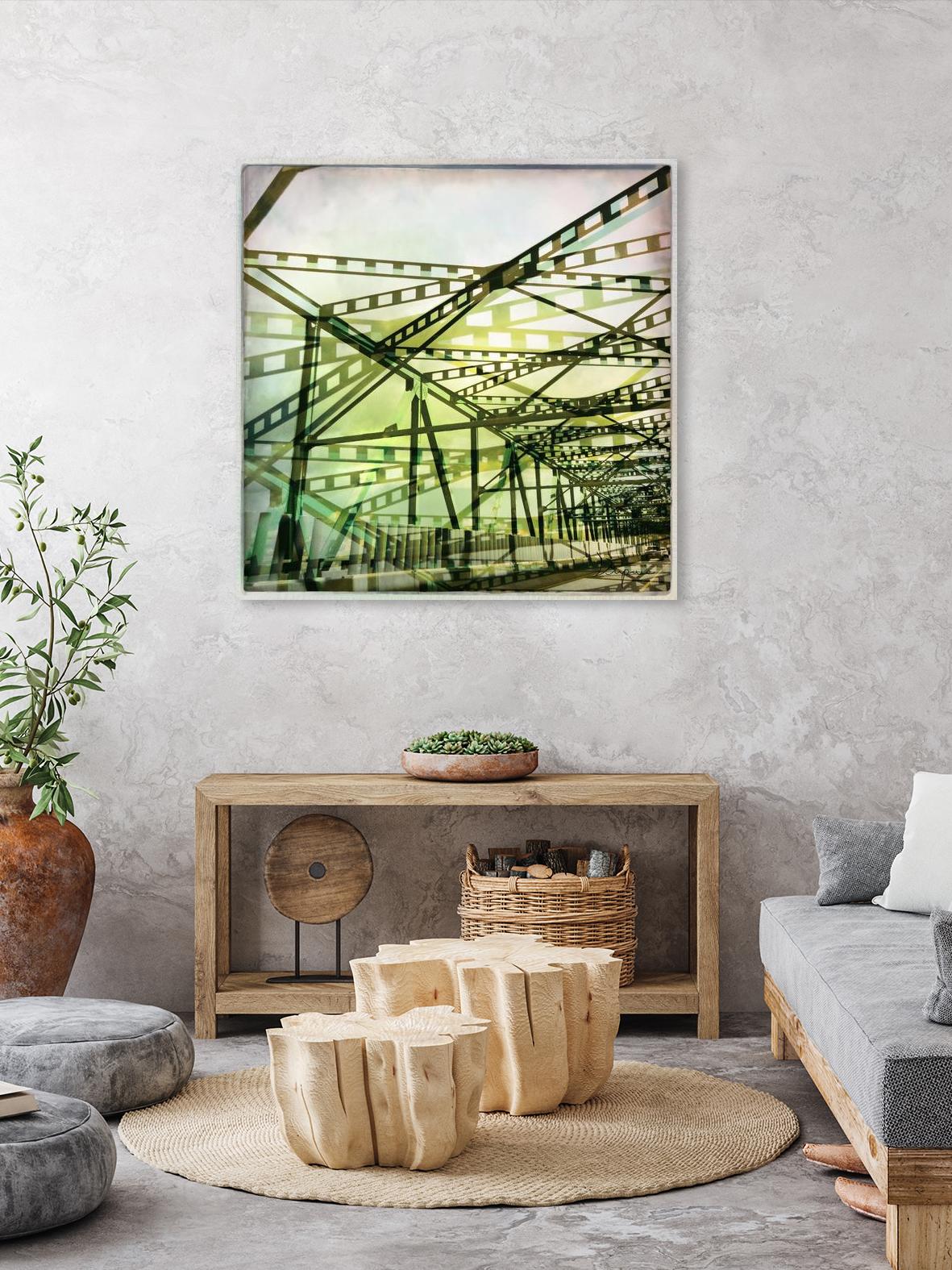 Bridge structure I by Jean-François Dupuis on GIANT ART - green architectural pont