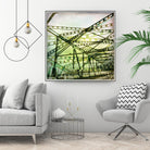 Bridge structure I by Jean-François Dupuis on GIANT ART - grey city scene