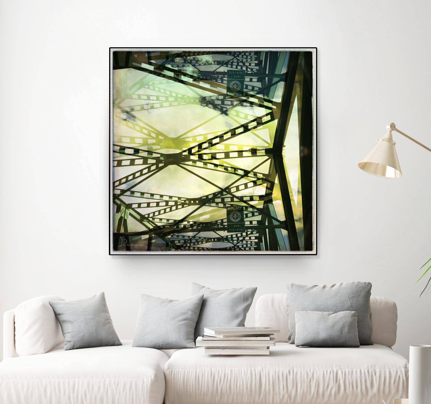 Bridge structure III by Jean-François Dupuis on GIANT ART - grey city scene