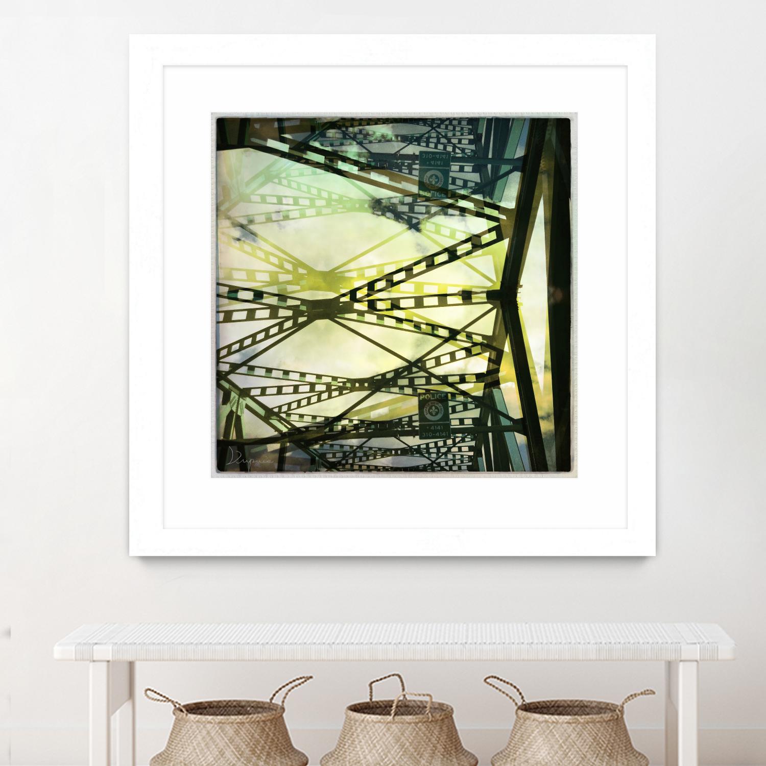 Bridge structure III by Jean-François Dupuis on GIANT ART - grey city scene