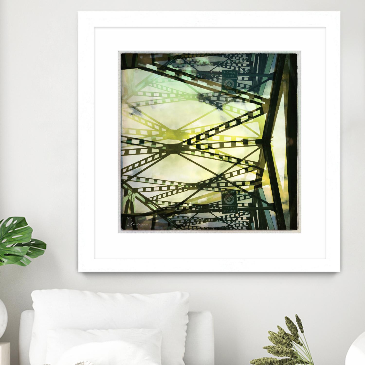 Bridge structure III by Jean-François Dupuis on GIANT ART - grey city scene