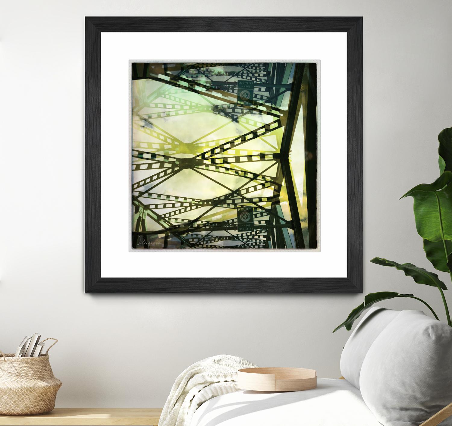 Bridge structure III by Jean-François Dupuis on GIANT ART - grey city scene