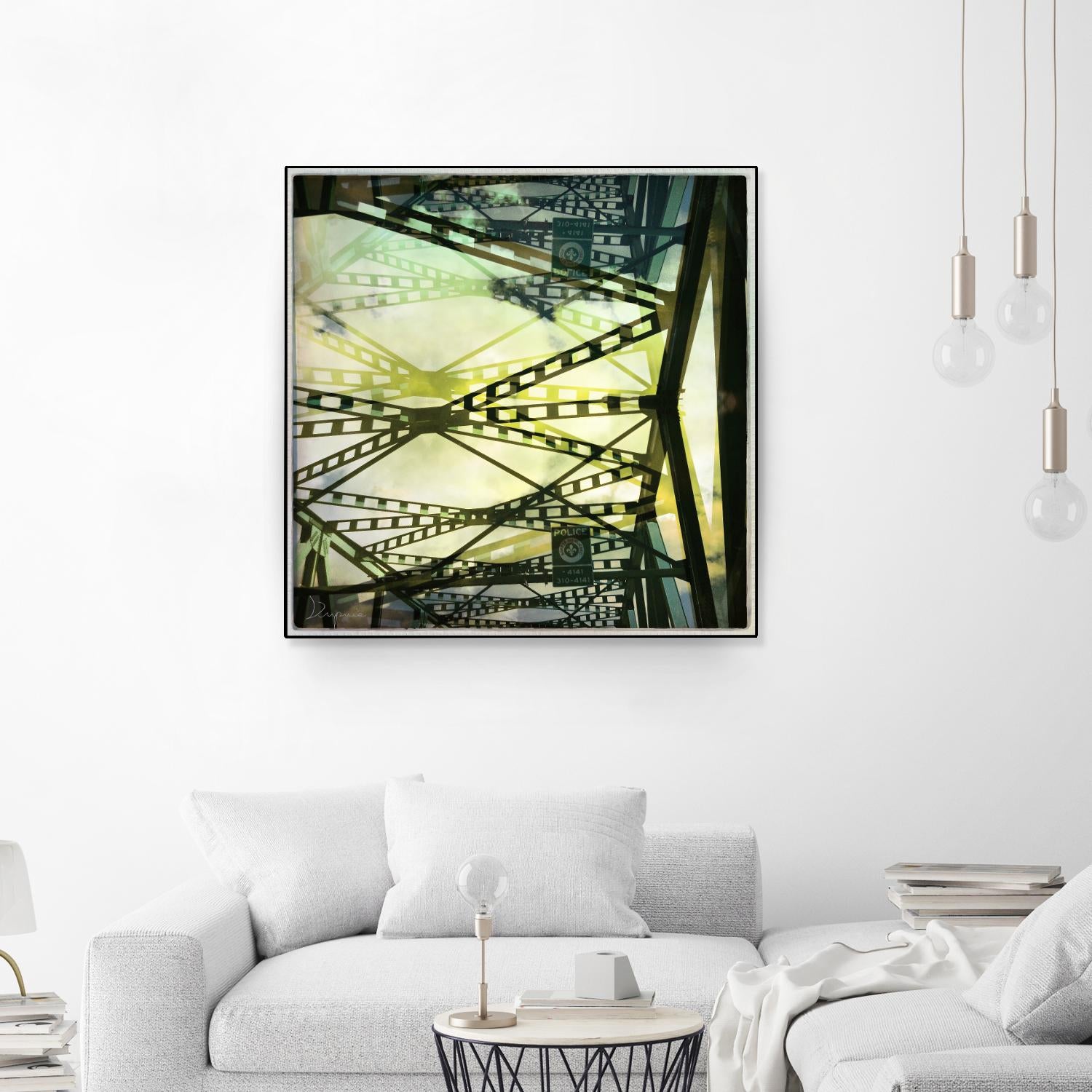 Bridge structure III by Jean-François Dupuis on GIANT ART - grey city scene