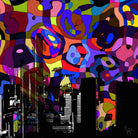 Urban Color V by Jefd on GIANT ART - blue pop art - alternative