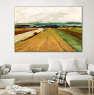 Colored Fields II by Jacques Clement on GIANT ART - yellow landscape