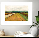 Colored Fields II by Jacques Clement on GIANT ART - yellow landscape